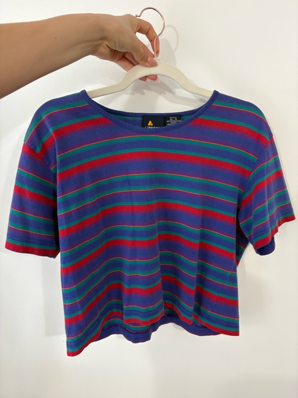90’s striped crop!